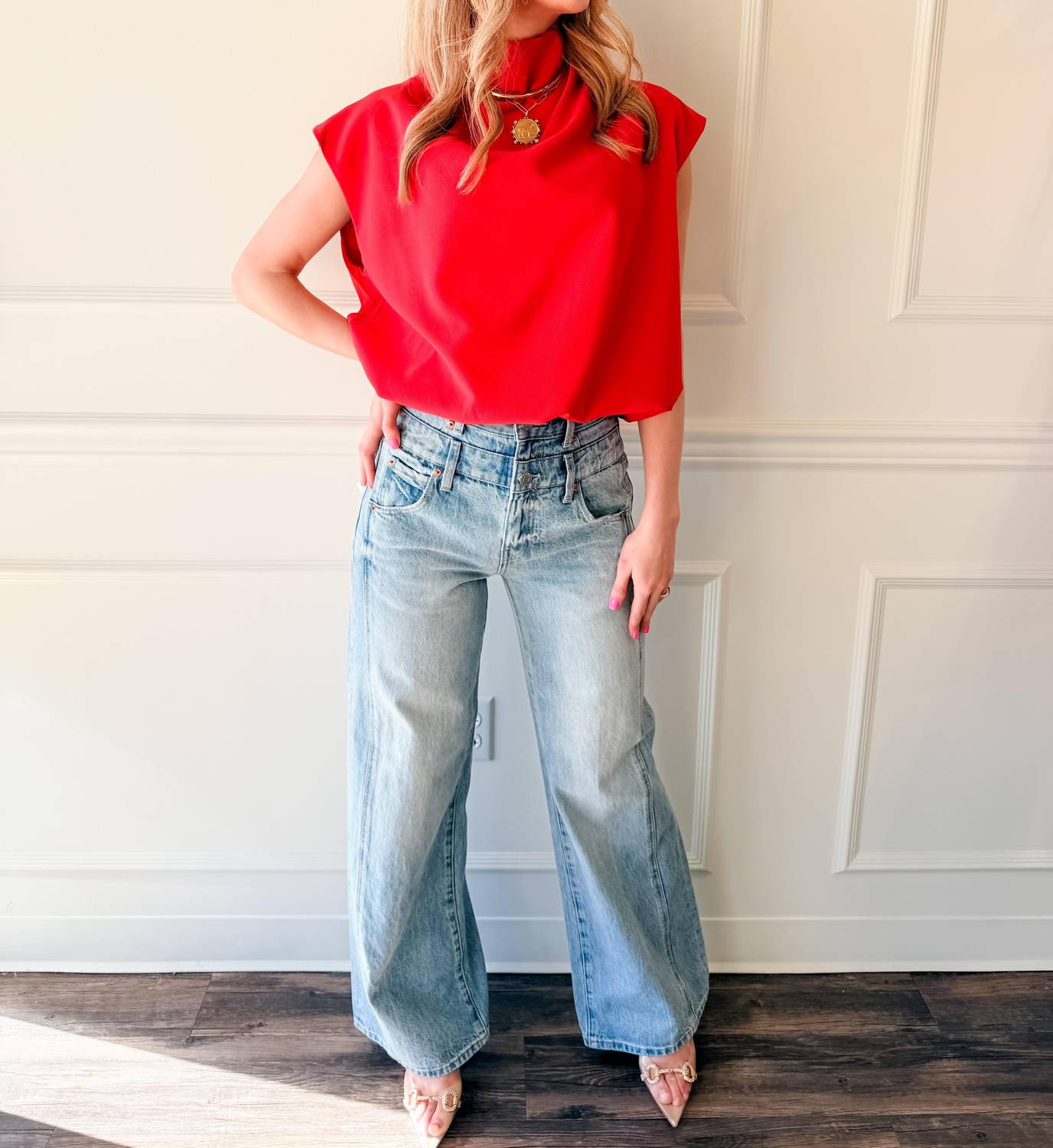 Glam - Scarlett Statement Top