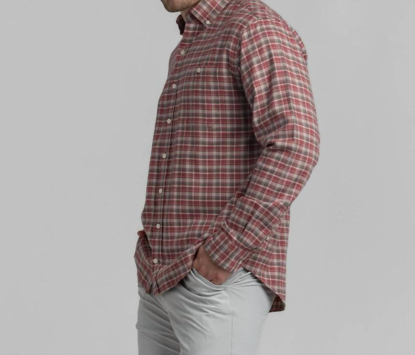 Southern Shirt Company - Long Sleeve Plaid Flannel Shirt