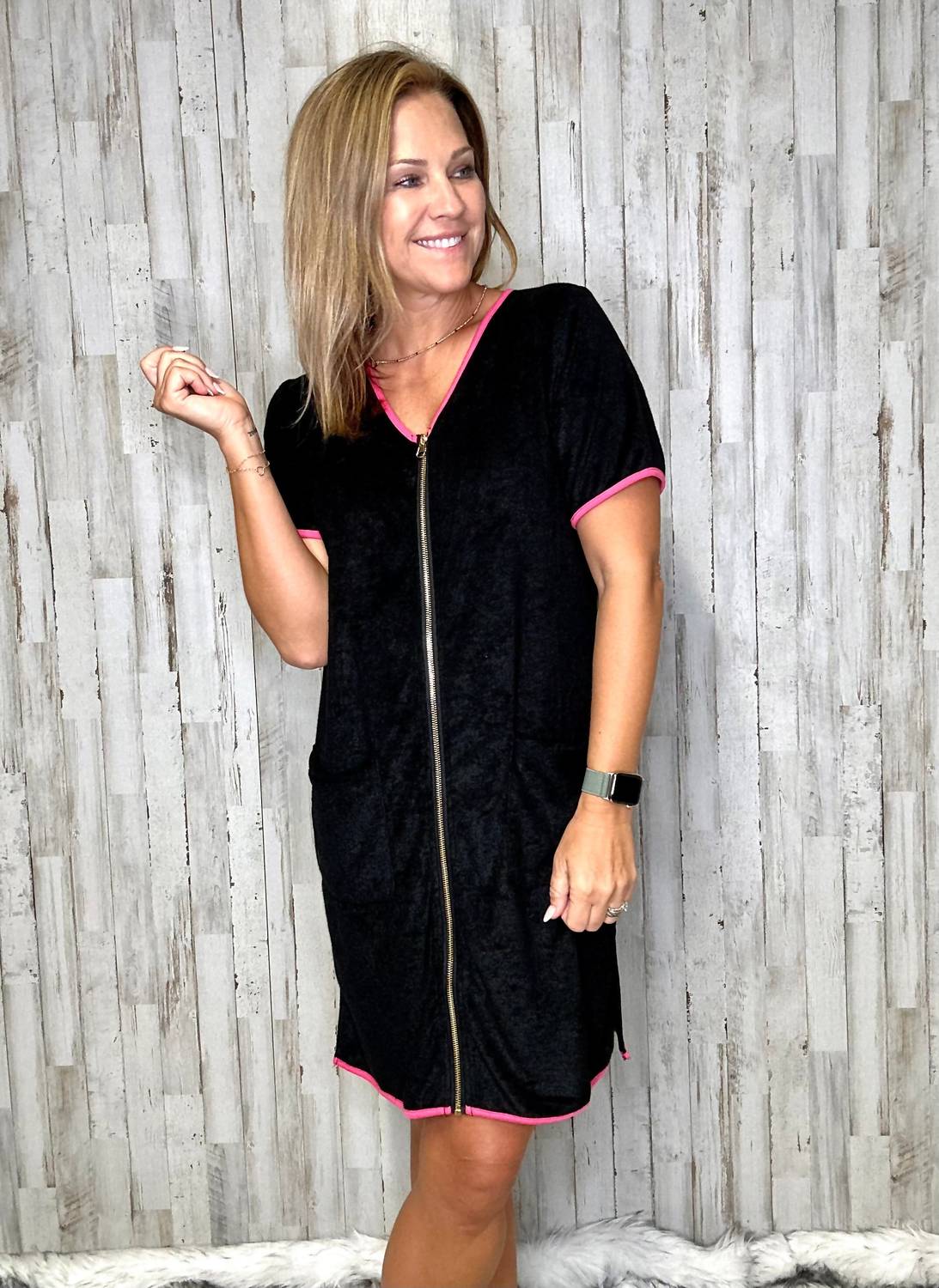 Jess Lea - All Dolled Up Zip Up Robe Dress