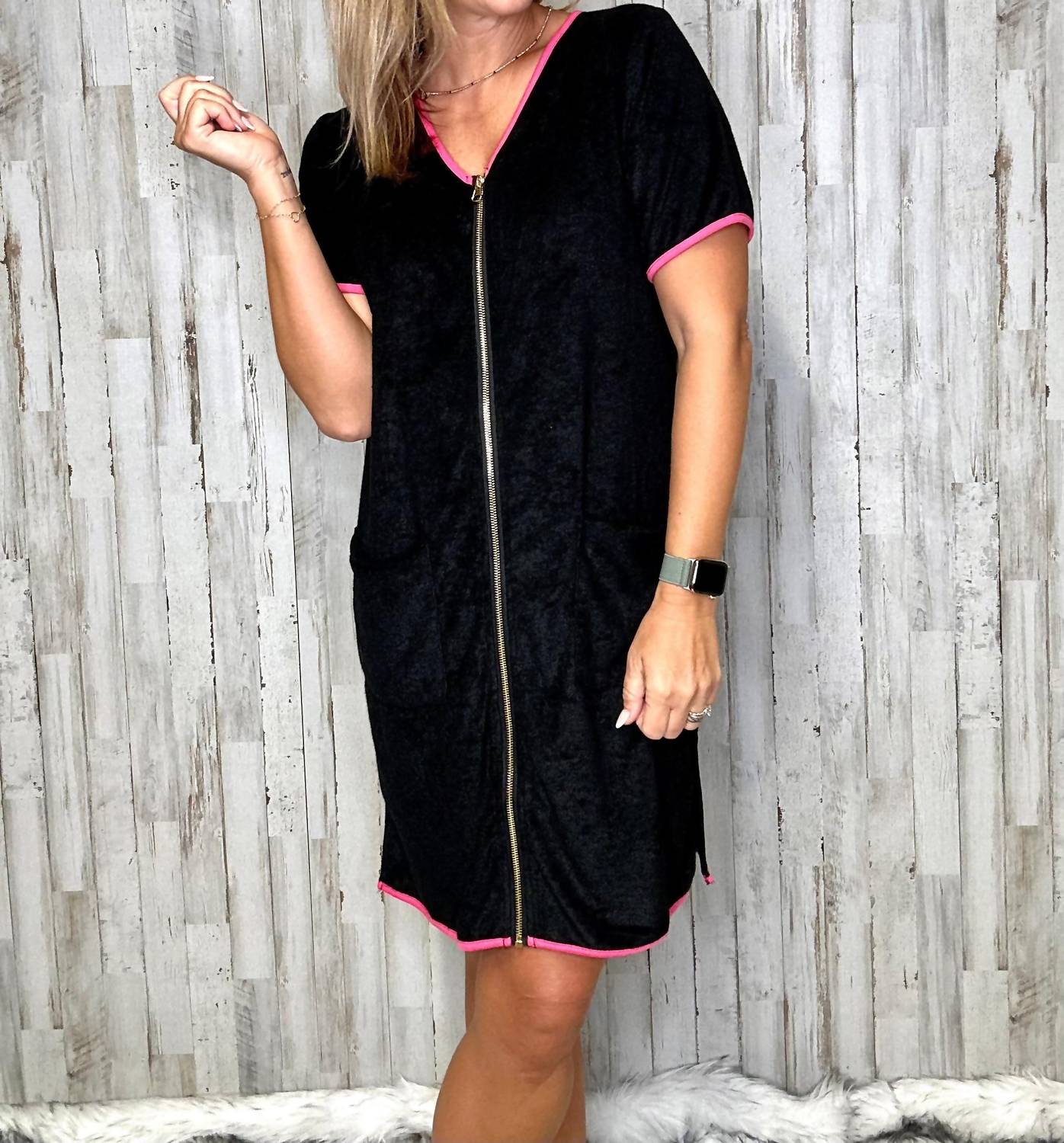 Jess Lea - All Dolled Up Zip Up Robe Dress