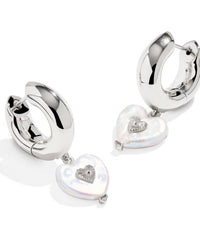 Kendra Scott - Women's Sasha Heart Huggie Earrings