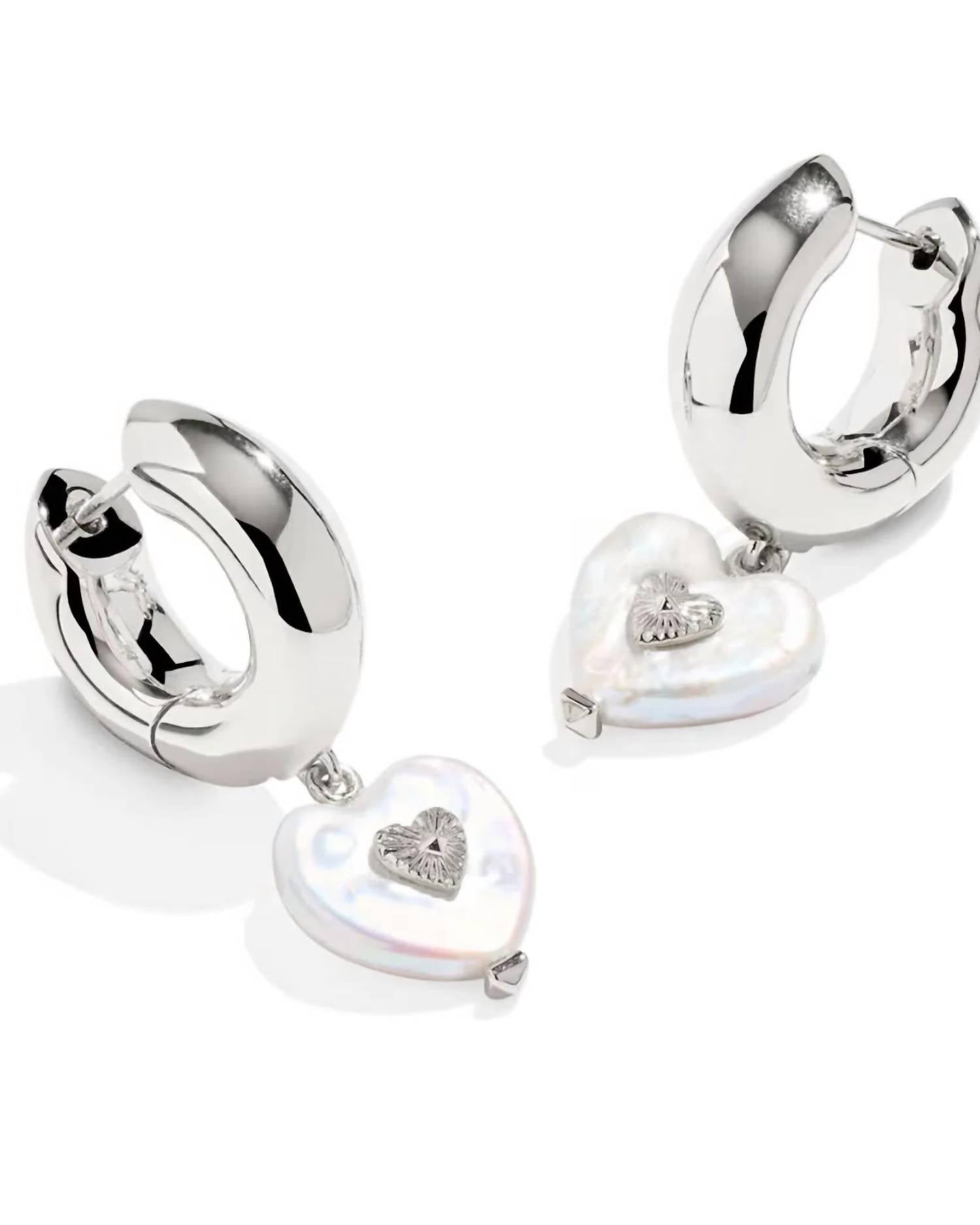 Kendra Scott - Women's Sasha Heart Huggie Earrings