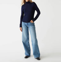 Michael Stars - Tara Crop Turtleneck Top