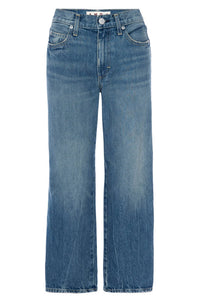 Amo - Billie Cropped Wide Leg Straight Jeans