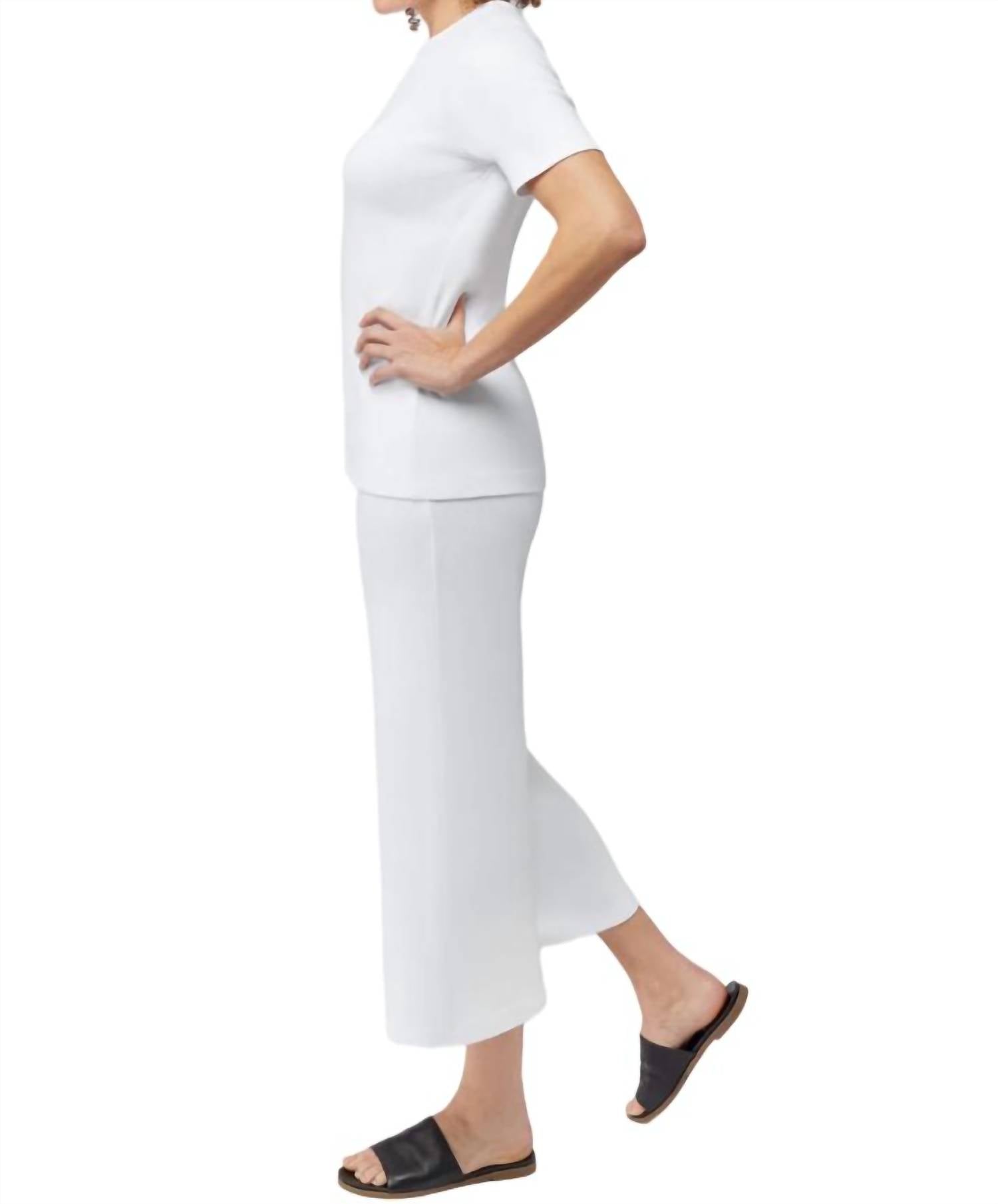 Grp1 Knits - CROPPED FULL PANT