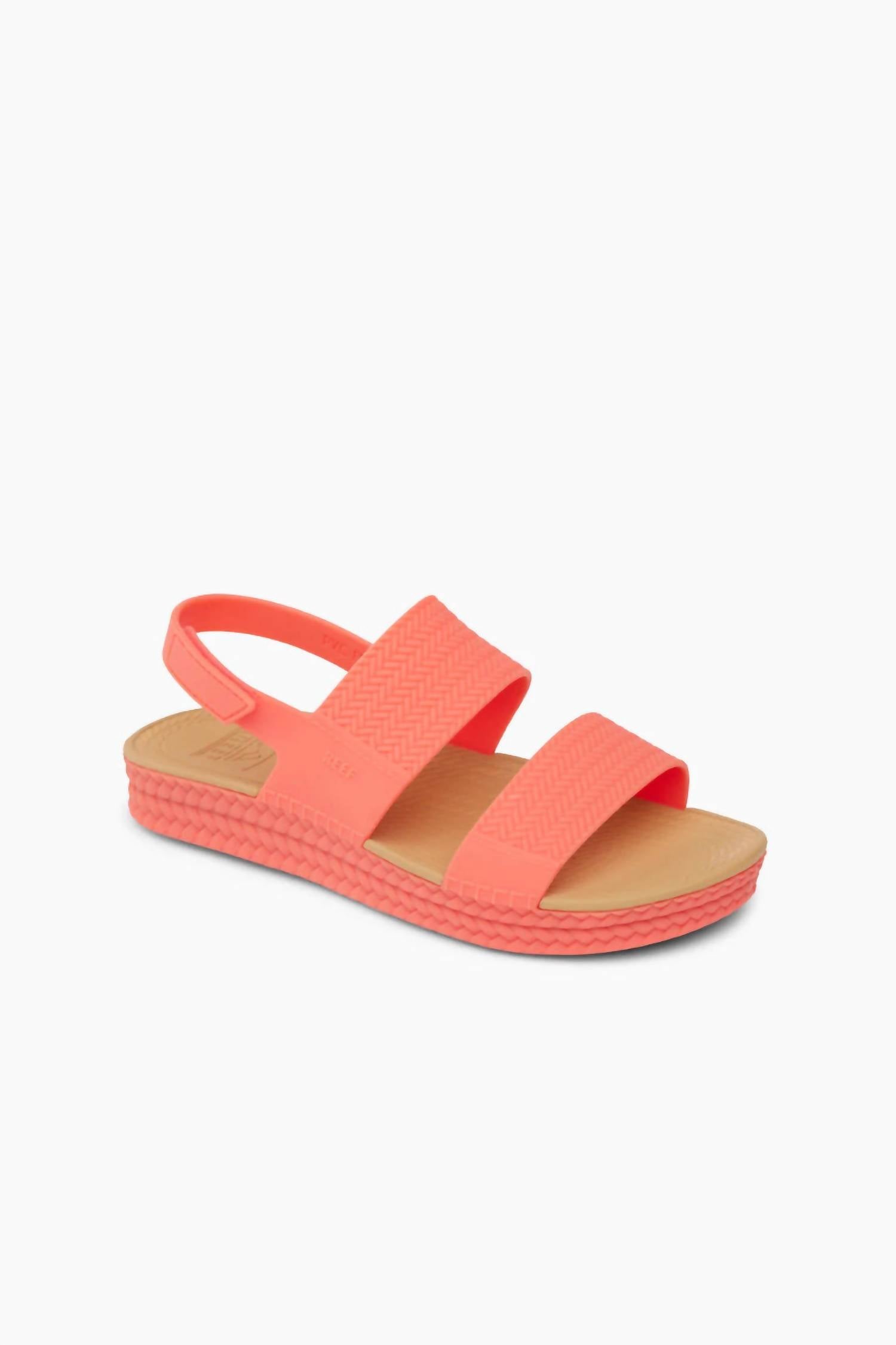 REEF Women's Water Vista Sandal in sunset coral - women's sandal