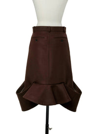 Sacai - Women's Wool Melton Skirt