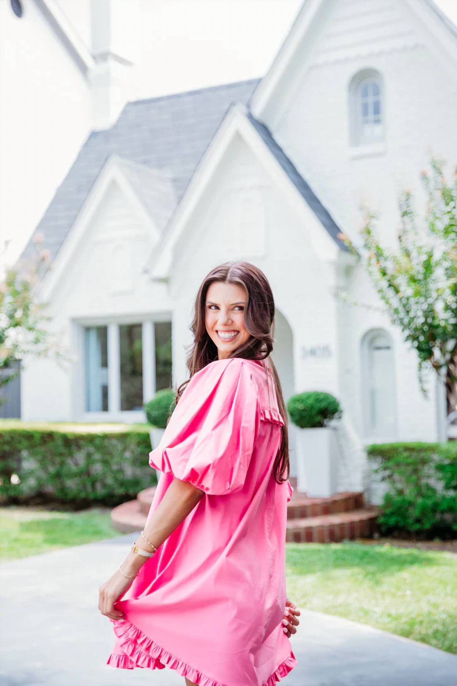 Karlie - Ruffle Pocket Dress