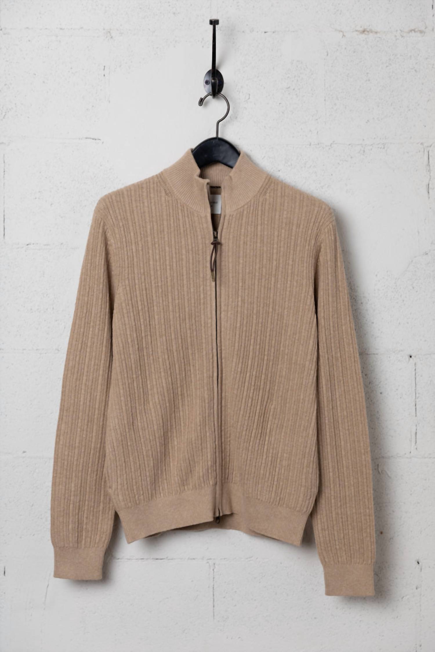 Billy Reid - Men's Heirloom Rib Two Way Zip Cardigan Top