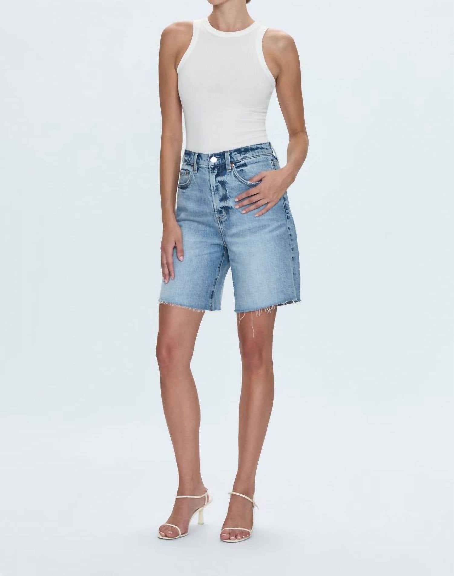 Pistola - Kaylee High Rise Pinched Loose Shorts