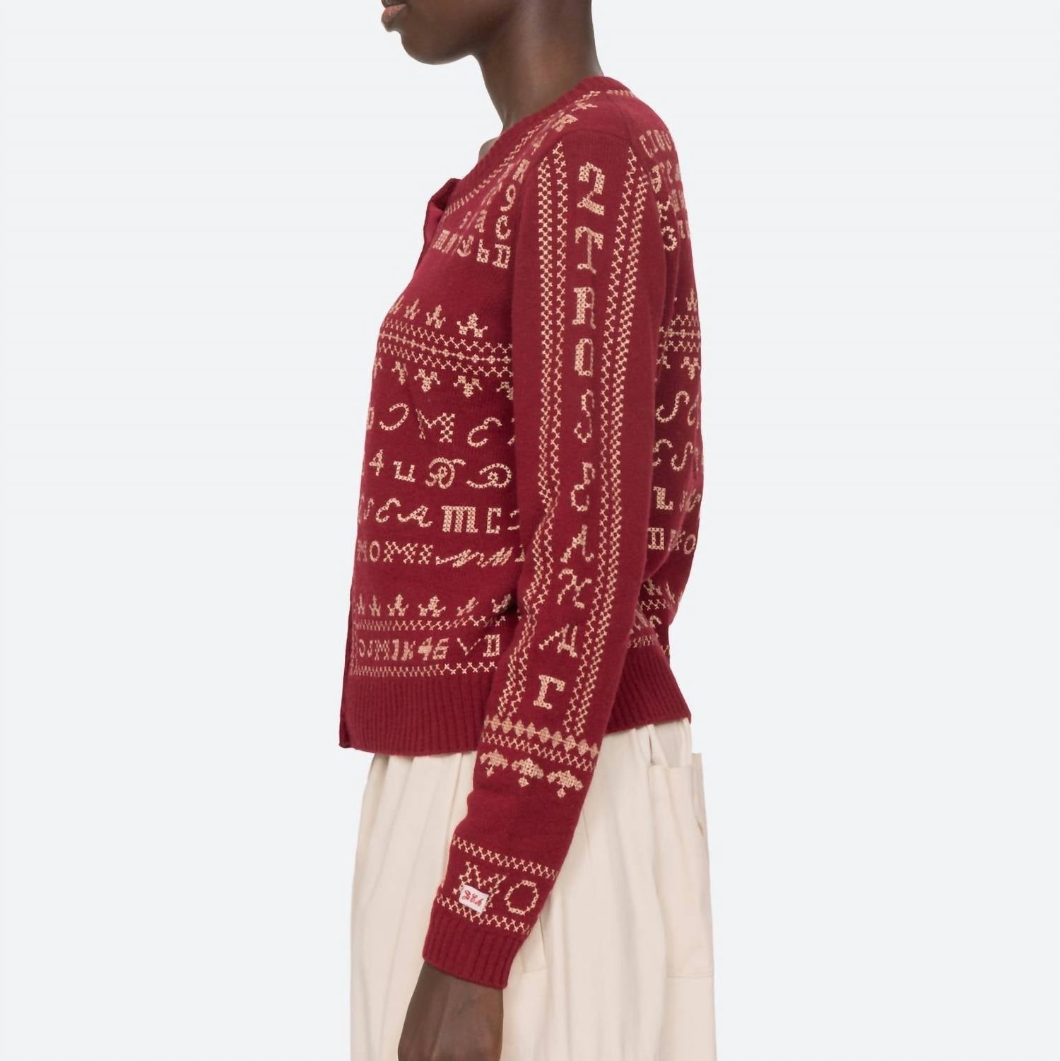 Sea - Kit Embroidery Cardigan