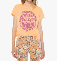 Mother Lil Goodie Goodie T Shirt in orange - women's t-shirt