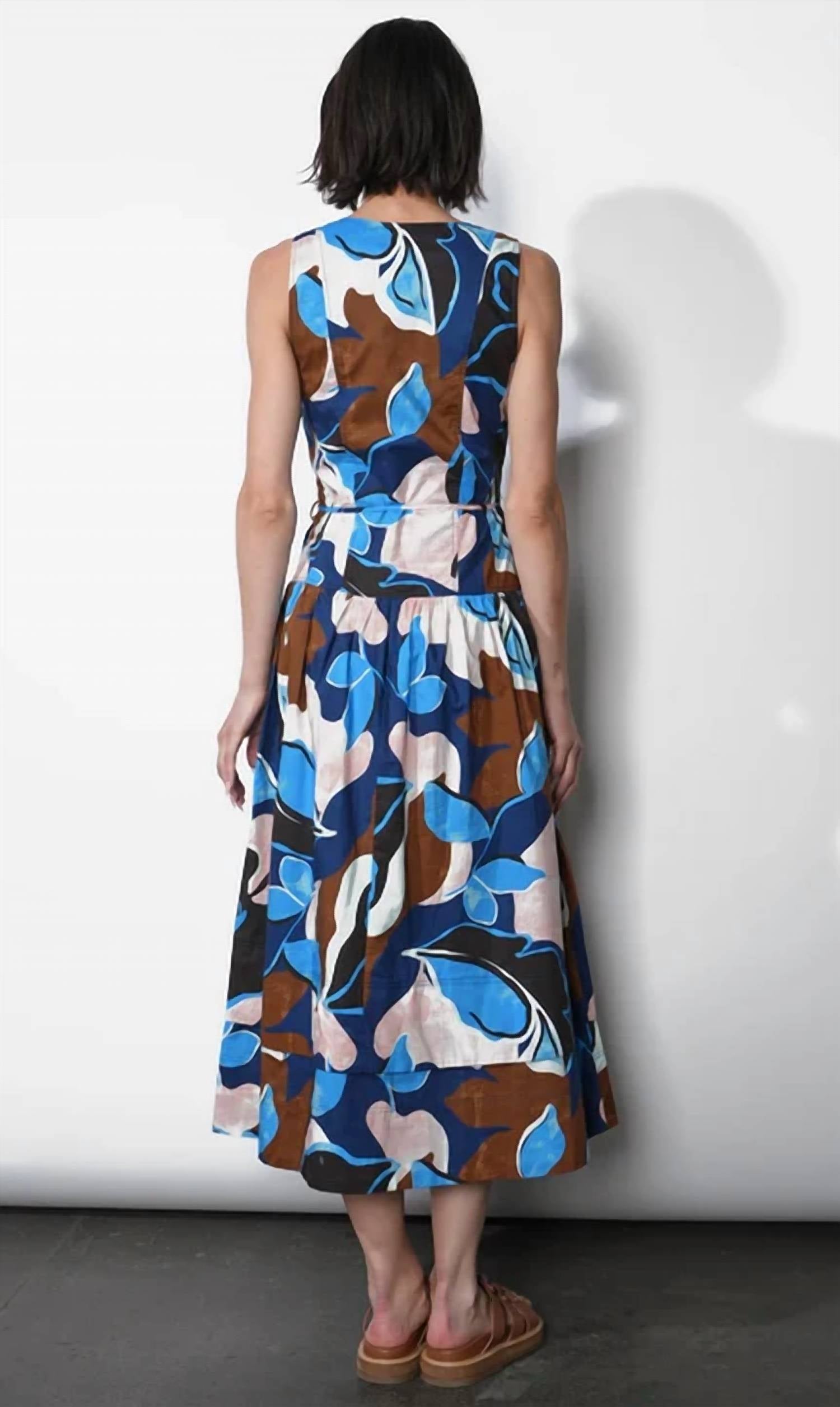 Greylin - ABI POPLIN MIDI DRESS