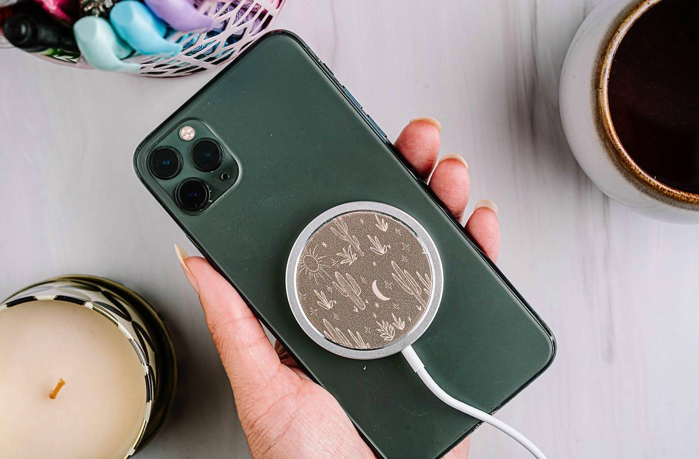 The Care Collective - Magnetic Cactus Charger