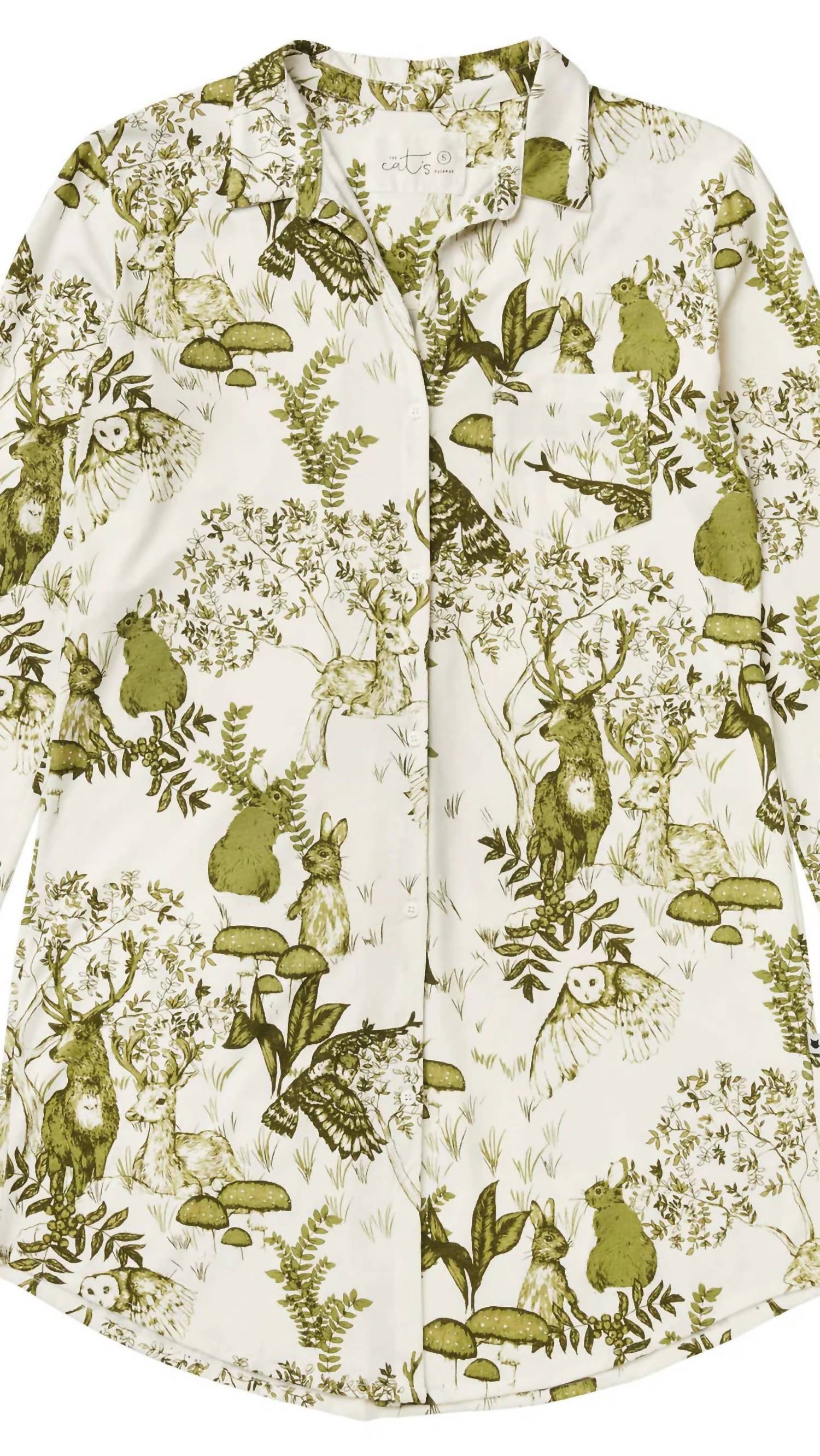 The Cat'S Pajamas - Women's Pima Knit Night Shirt