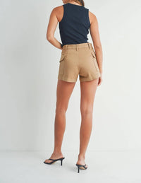 Just Black Denim - Kali Cargo Stretch Short