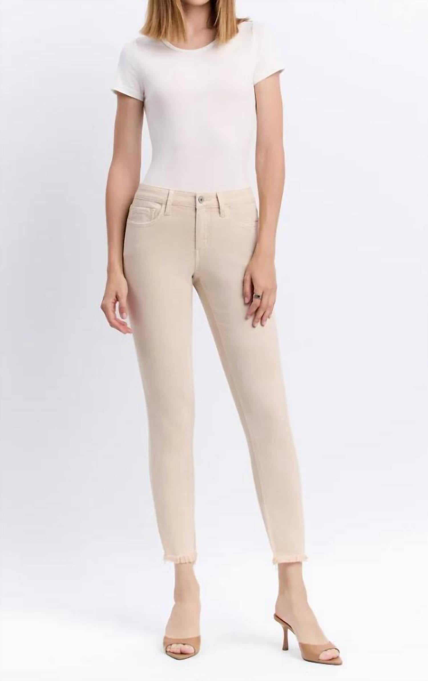 Vervet By Flying Monkey - Melissa Mid Rise Straight Jean