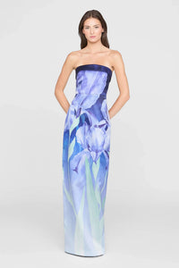 Theia - Cyrilla Strapless Column Gown