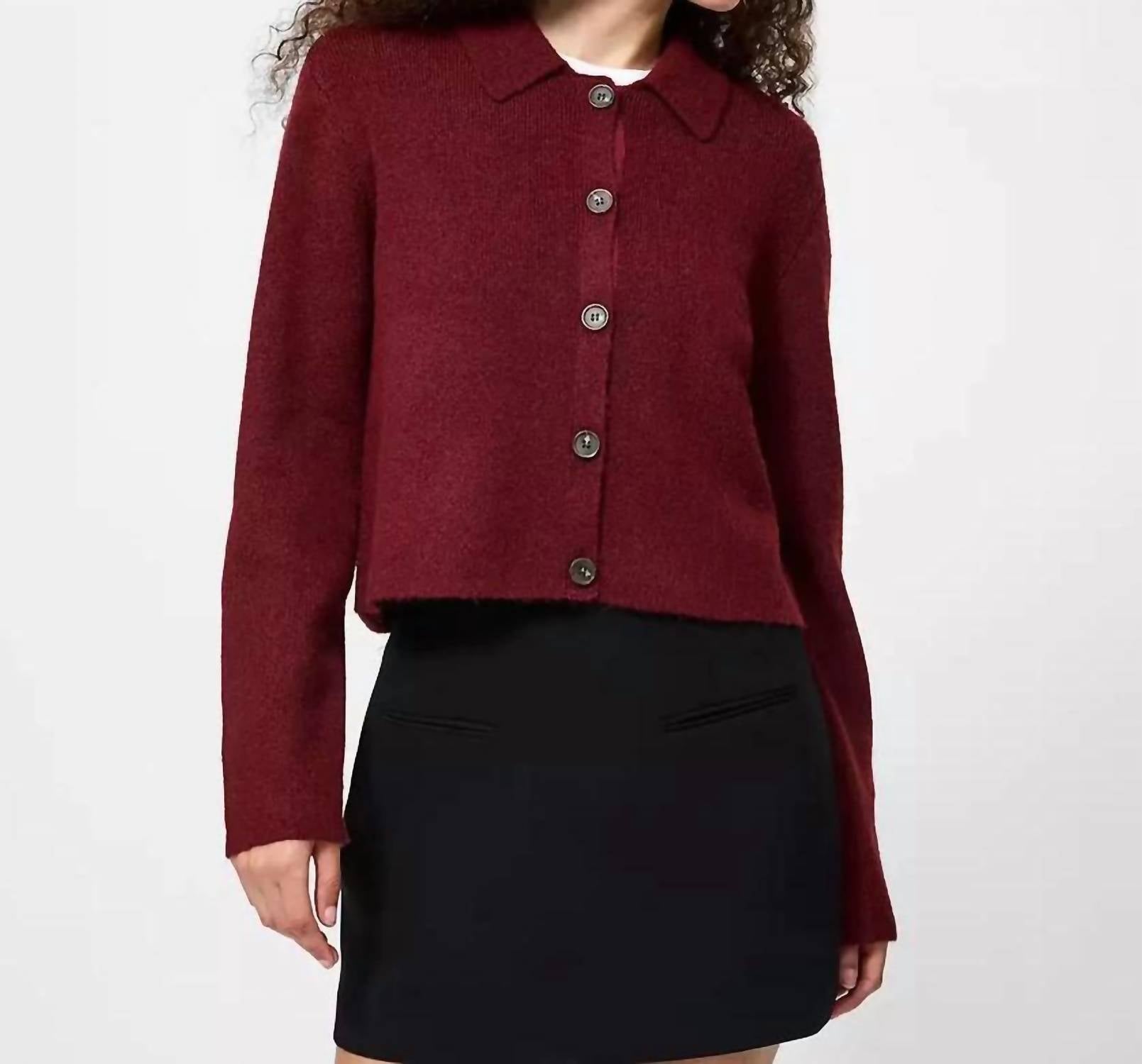 French Connection - Ellie Knit Collared Cardigan