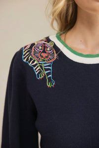 Voy - Tessa Tiger Knit Top