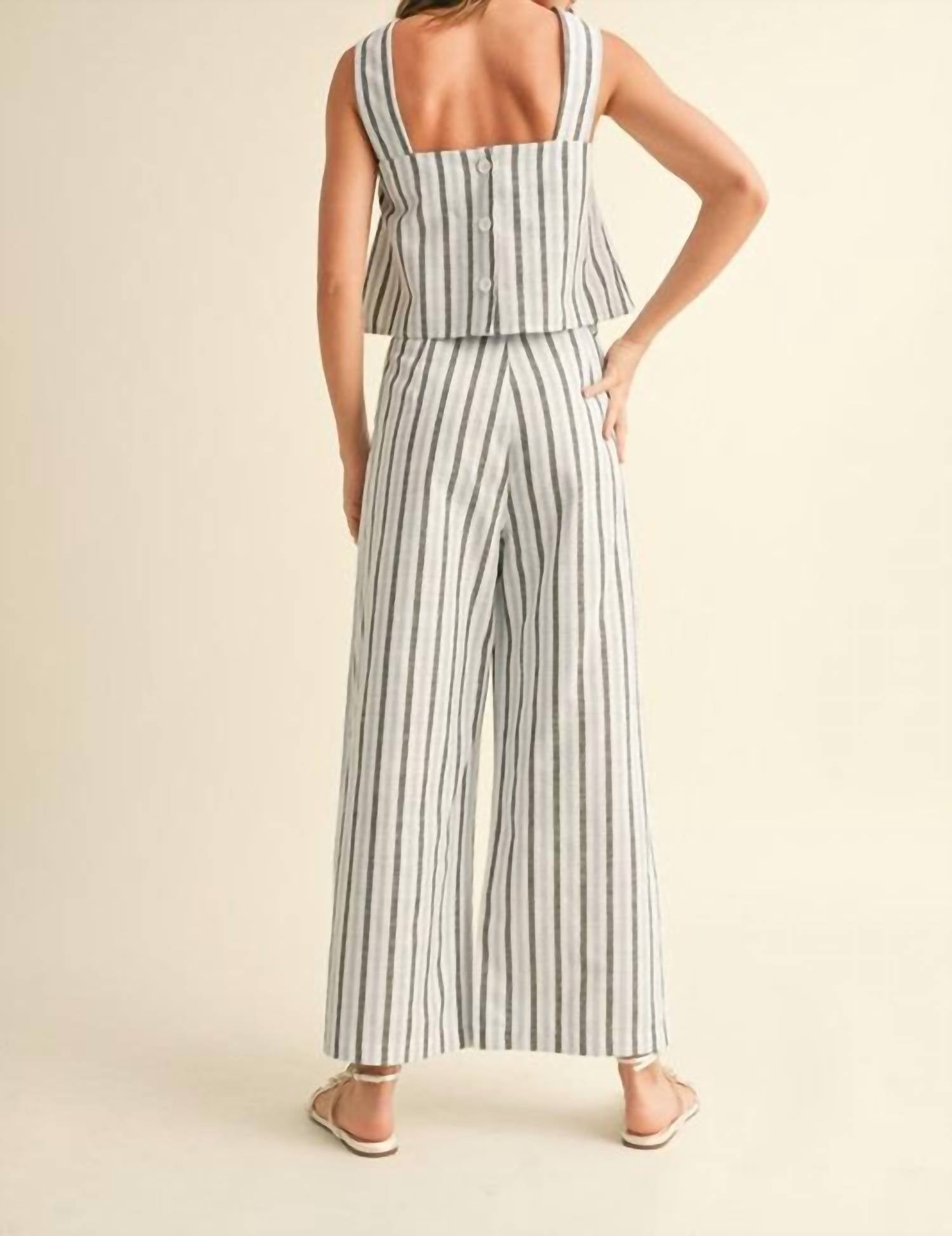 Miou Muse - Port Stripe Tank Top