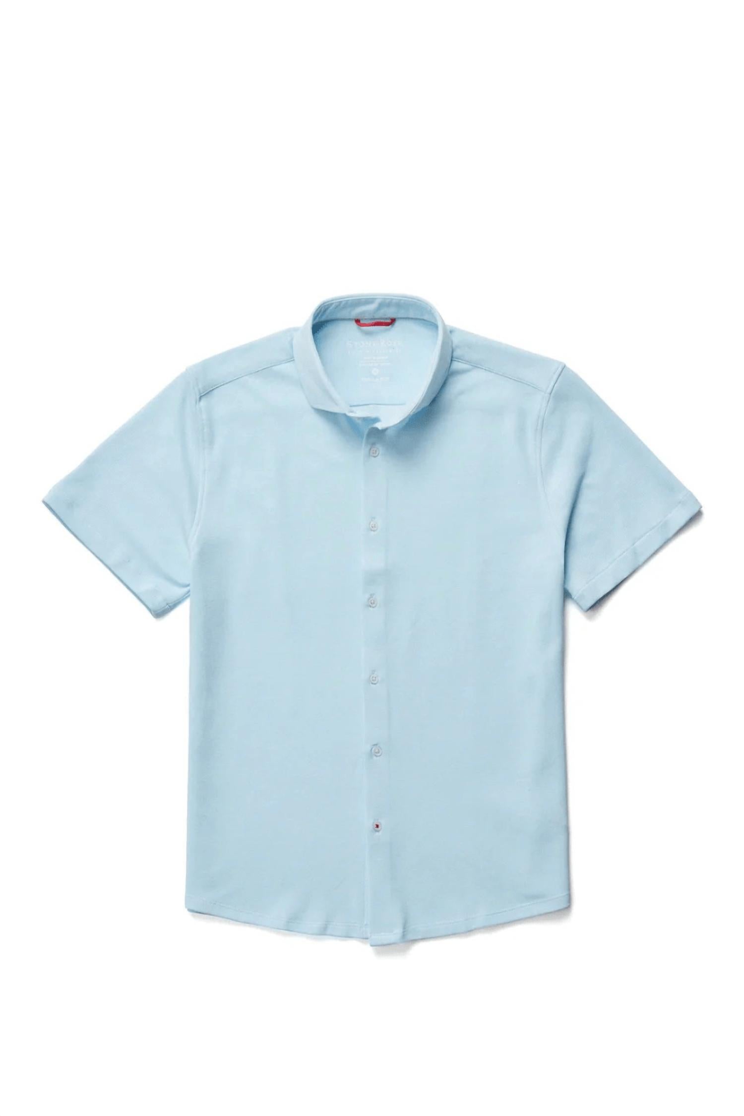 Stone Rose - Tone Pique Short Sleeve T-series Shirt