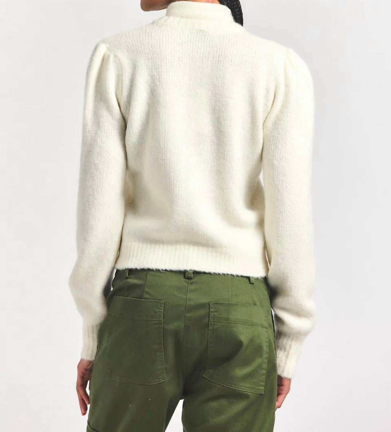 Derek Lam 10 Crosby - Leilani Plush Knit Tie Sweater