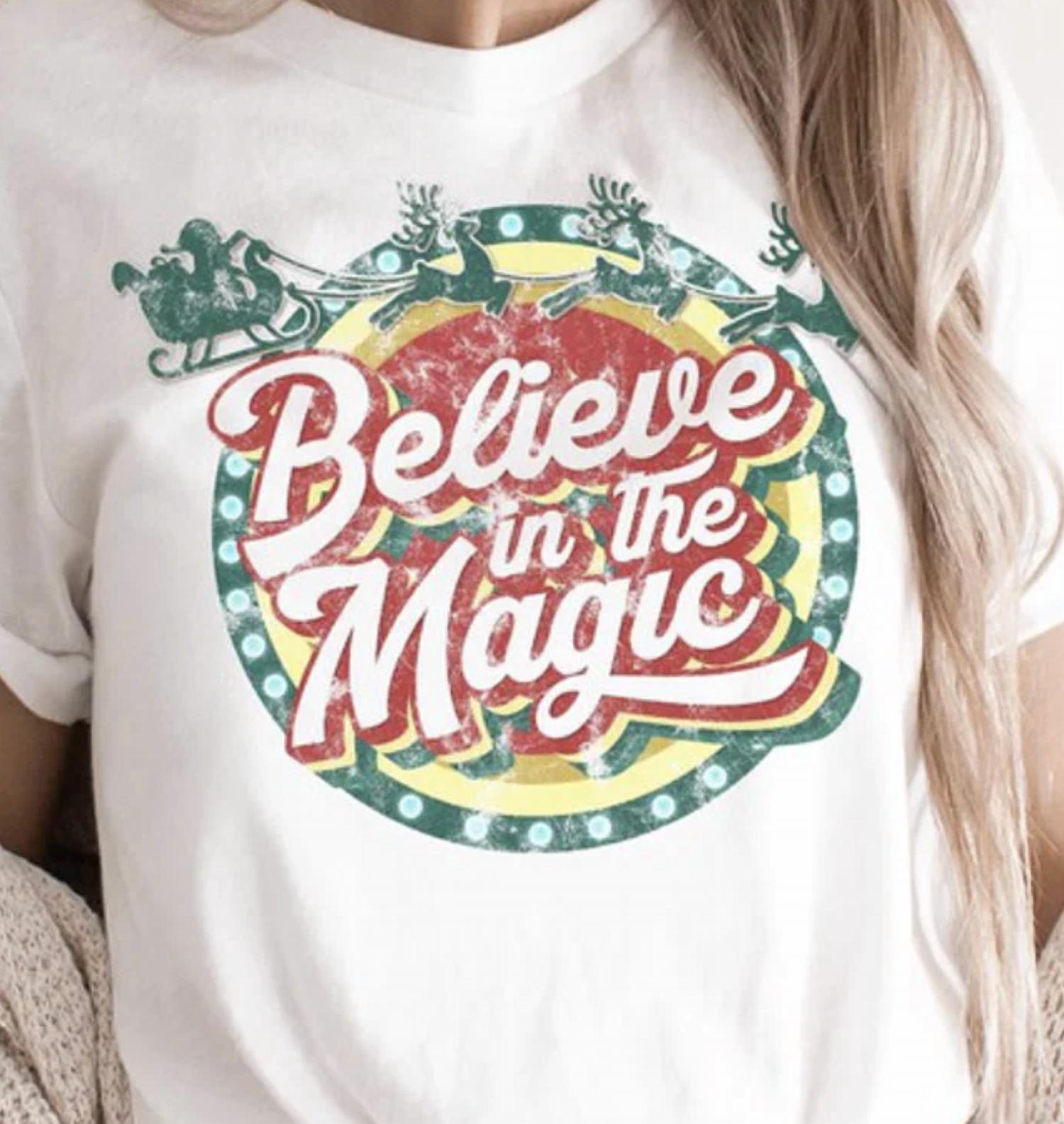 Kissed Apparel - Believe In The Magic Distressed Graphic Tee