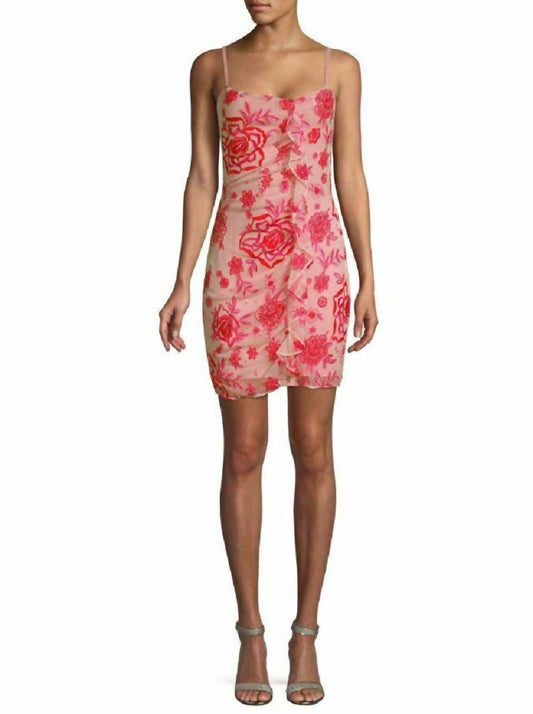 Parker - Lace Embroidered Mesh Dress