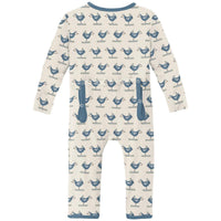 Kickee - Kids' Print Coverall with Snaps