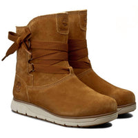 Timberland Women's Leighland Pull Boots in brown - women's shoe - alternate view