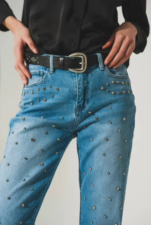 Q2 - Women's Largo Rhinestone Jeans