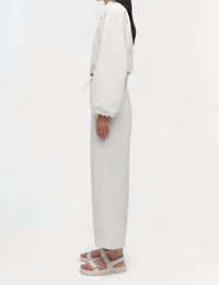SIMKHAI Lennox Pant in white - women's pants - alternate view