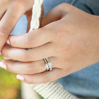 Starlette Women's Darcie Ring in silver - women's jewelry - alternate view