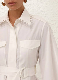 Zimmermann - Illuminate Utility Mini Dress