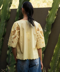 Rose And Rose - Delphinium Top