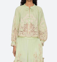 Sea - Gracelyn Lace Top