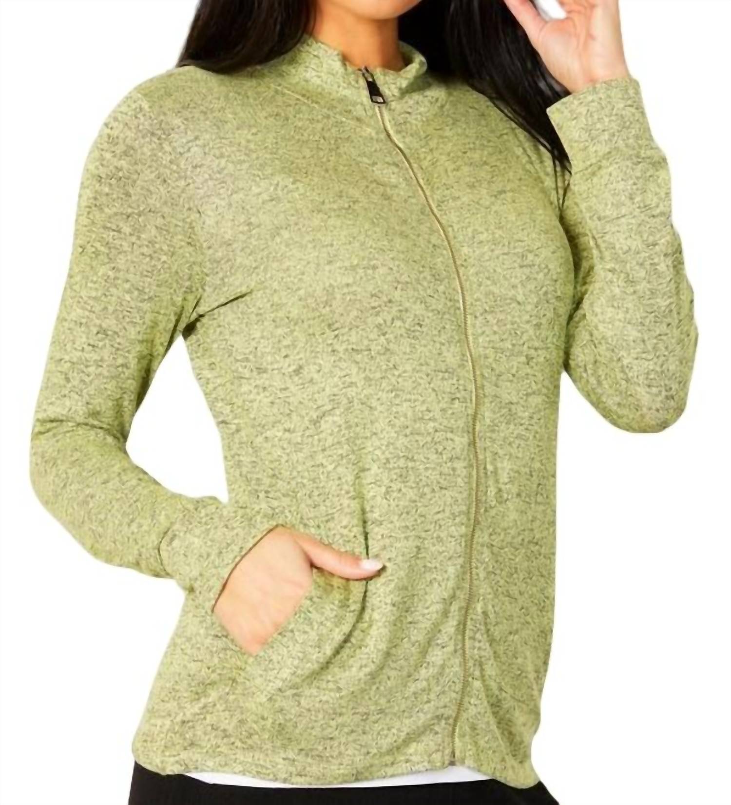 Melange Zip Jacket