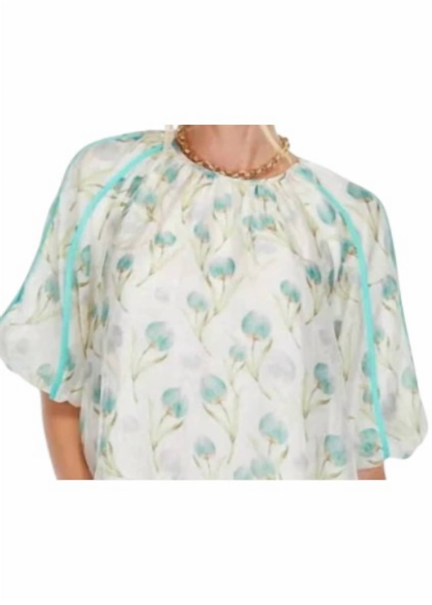 Joy Joy - Trim Sleeve Top