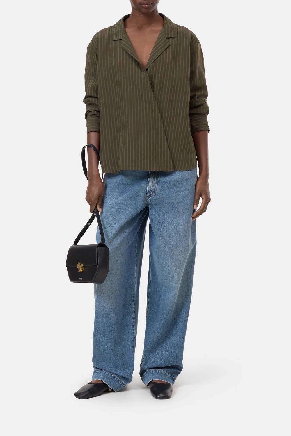 Closed - asymmetric evening shirt