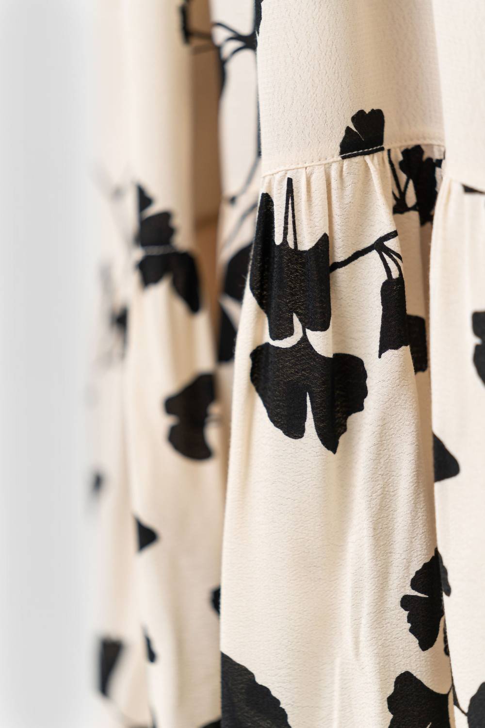 Bitte Kai Rand - Gingko Leaves Flounce Dress - Plus Size