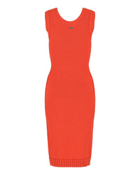 Salvatore Ferragamo - Women's Sleeveless Midi Ribbed Dress