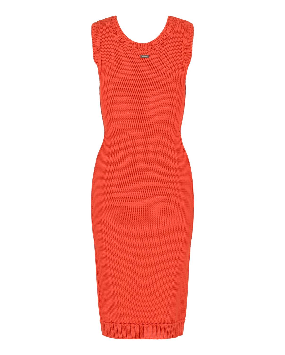Salvatore Ferragamo - Women's Sleeveless Midi Ribbed Dress