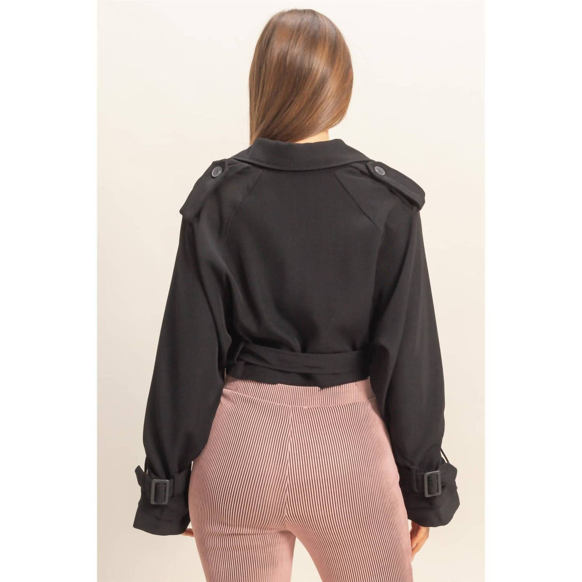 Hyfve - Cropped Trench Coat