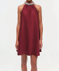 Simkhai - Hadleigh Satin Mini Dress