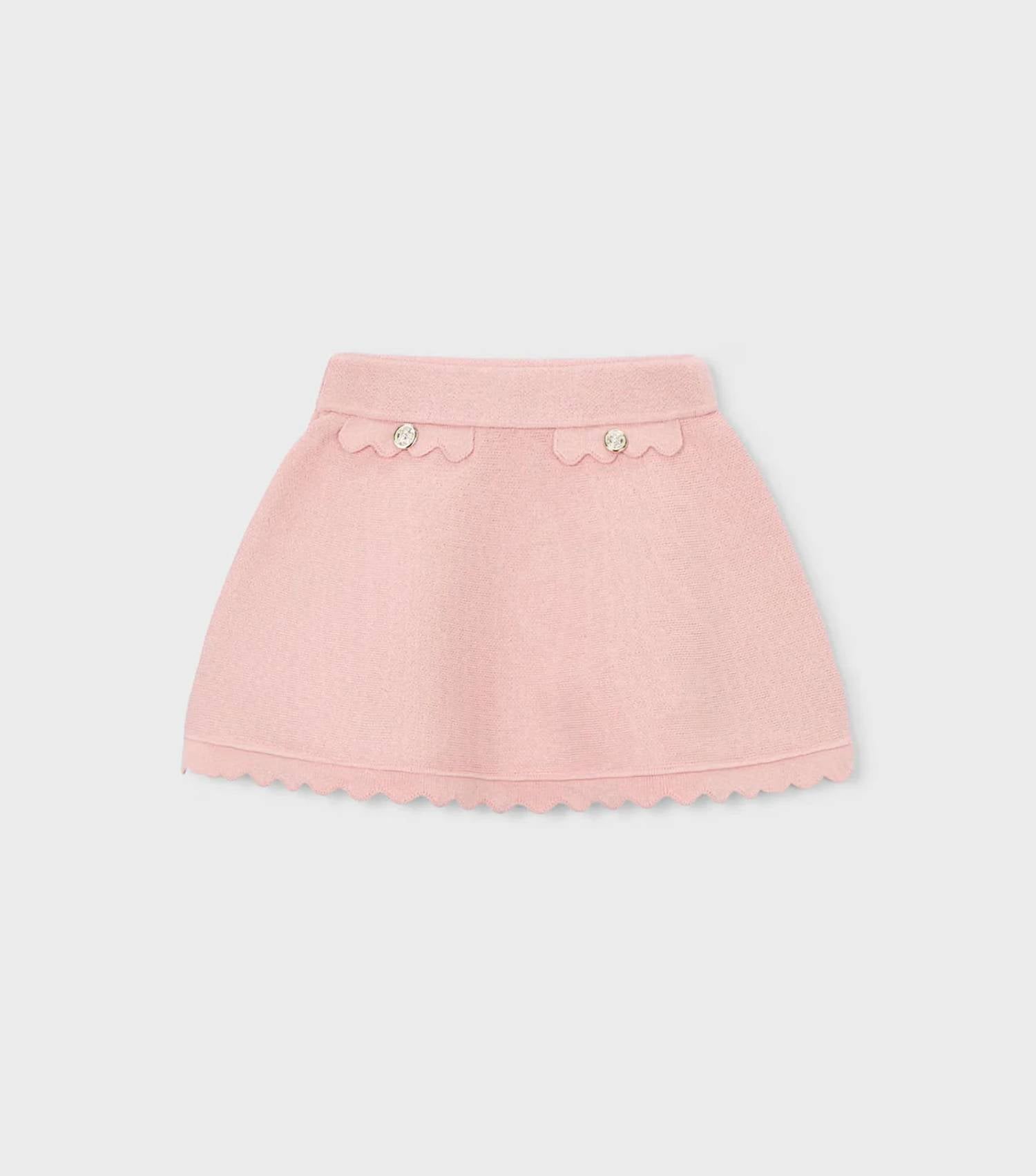 Mayoral - Girl's Knit Scalloped Skirt