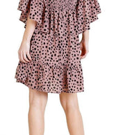 Umgee - Dalmatian Print Sweetheart Dress
