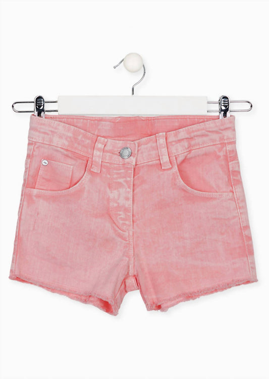 Losan - Girl Stretch Cotton Shorts with Rips