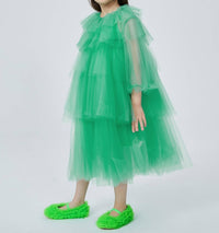 Girl's Ruffles Layers Dress