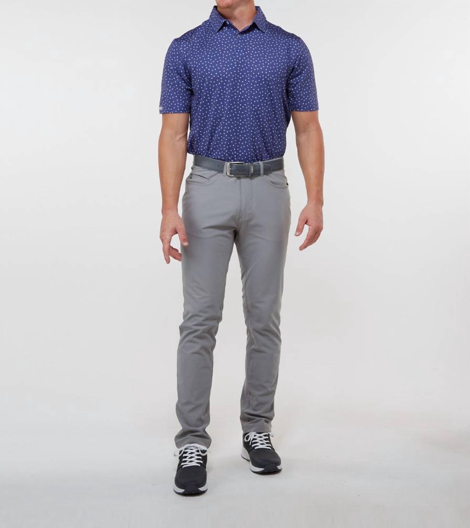 Straight Down - Ditsy Floral Polo